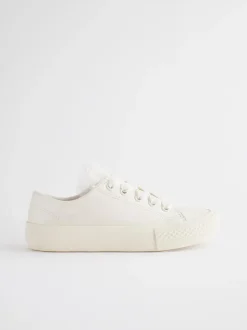 Wit - Gelegenheids-Tulle trainers met Vetersluiting