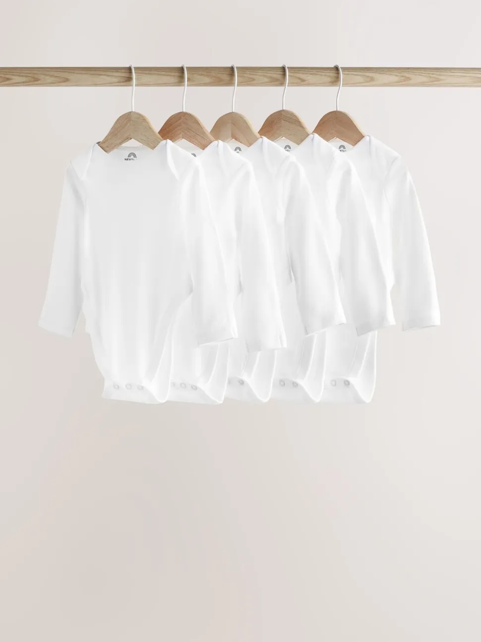 Wit - Hip Dysplasia Baby Long Sleeve Bodysuits 5 Pack