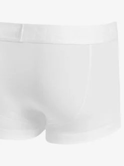 Wit - Hipster boxers van katoenrijke mix