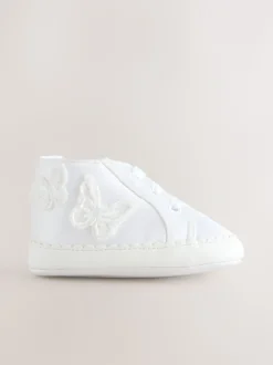 Wit - Hoge Baby sneakers (0-24mnd)