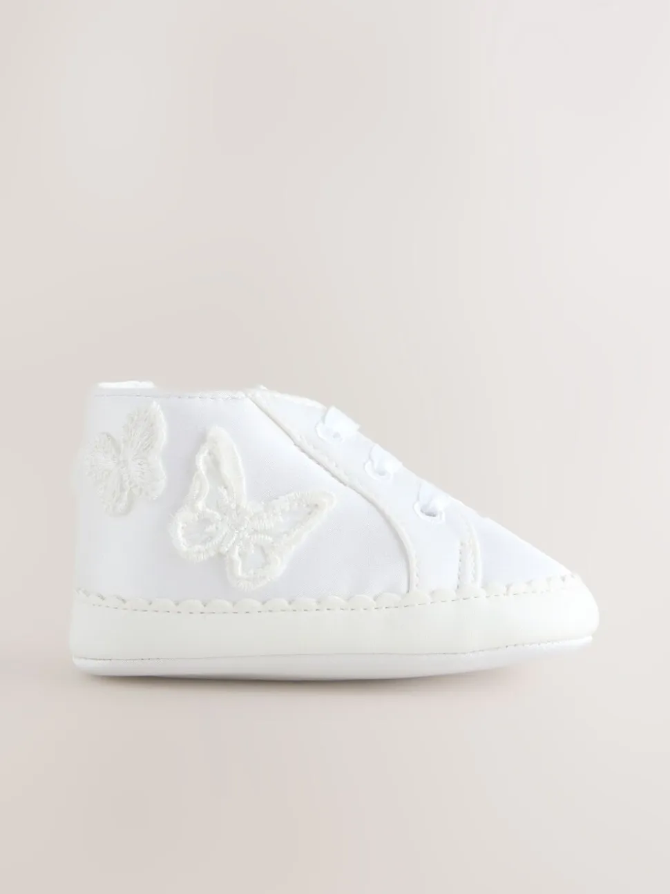 Wit - Hoge Baby sneakers (0-24mnd)
