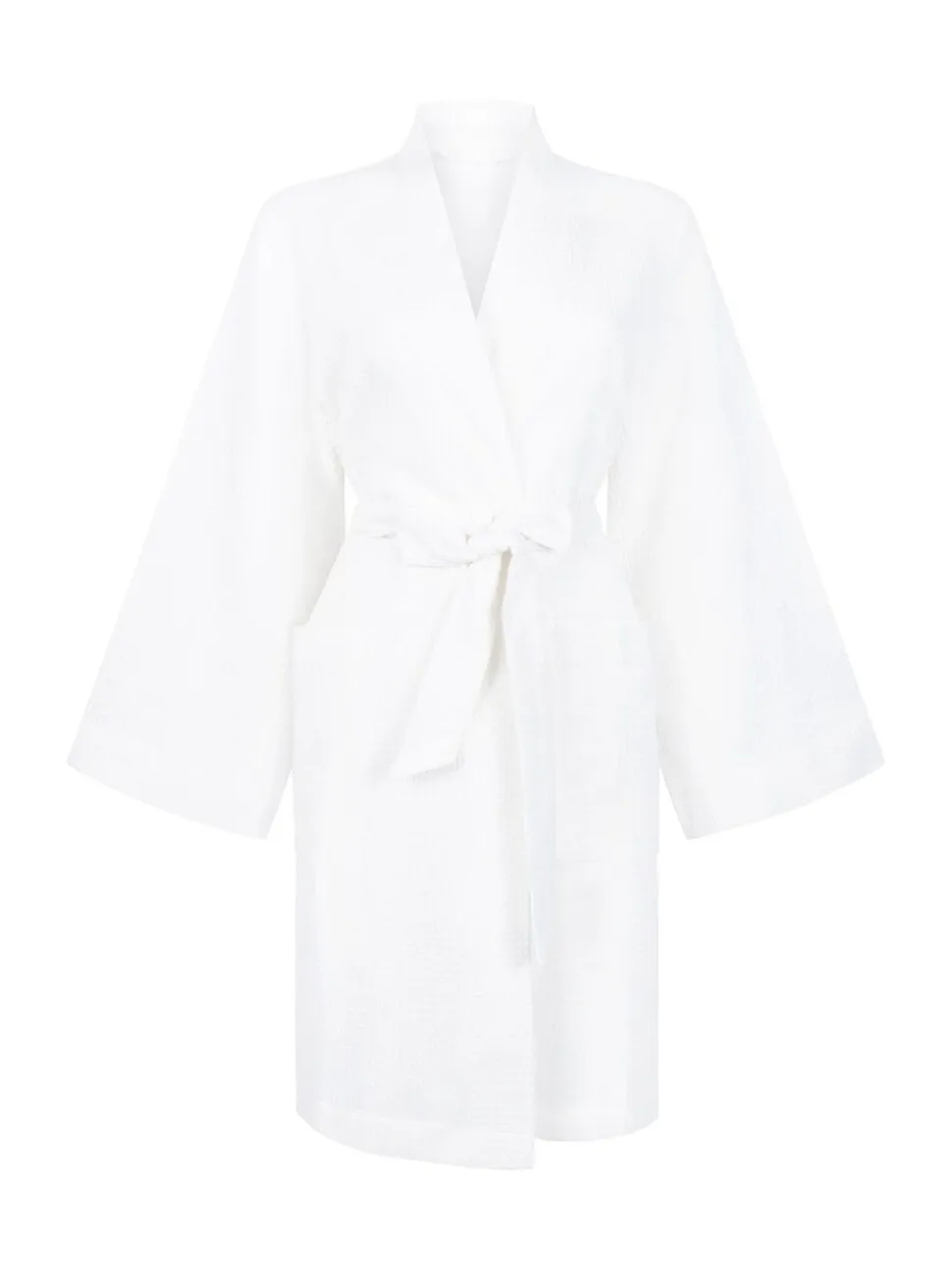 Wit - Hunkemöller Waffle White Bathrobe