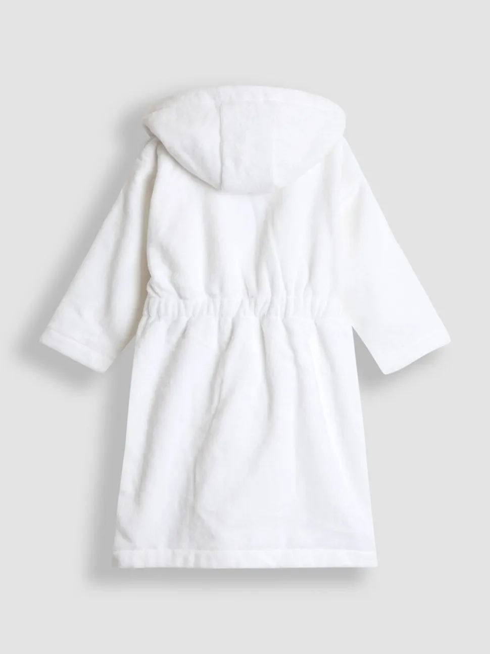 Wit - JoJo Maman Bébé Towelling Bath Robe