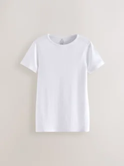 Wit - Kind To Skin T-shirts 2 stuks (12mnd-12jr)
