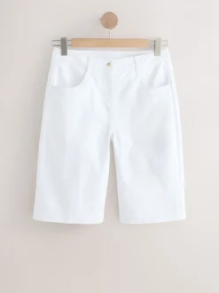 Wit - Knielange short