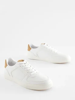 Wit - Lage vetersneakers