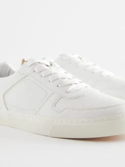 Wit - Lage vetersneakers