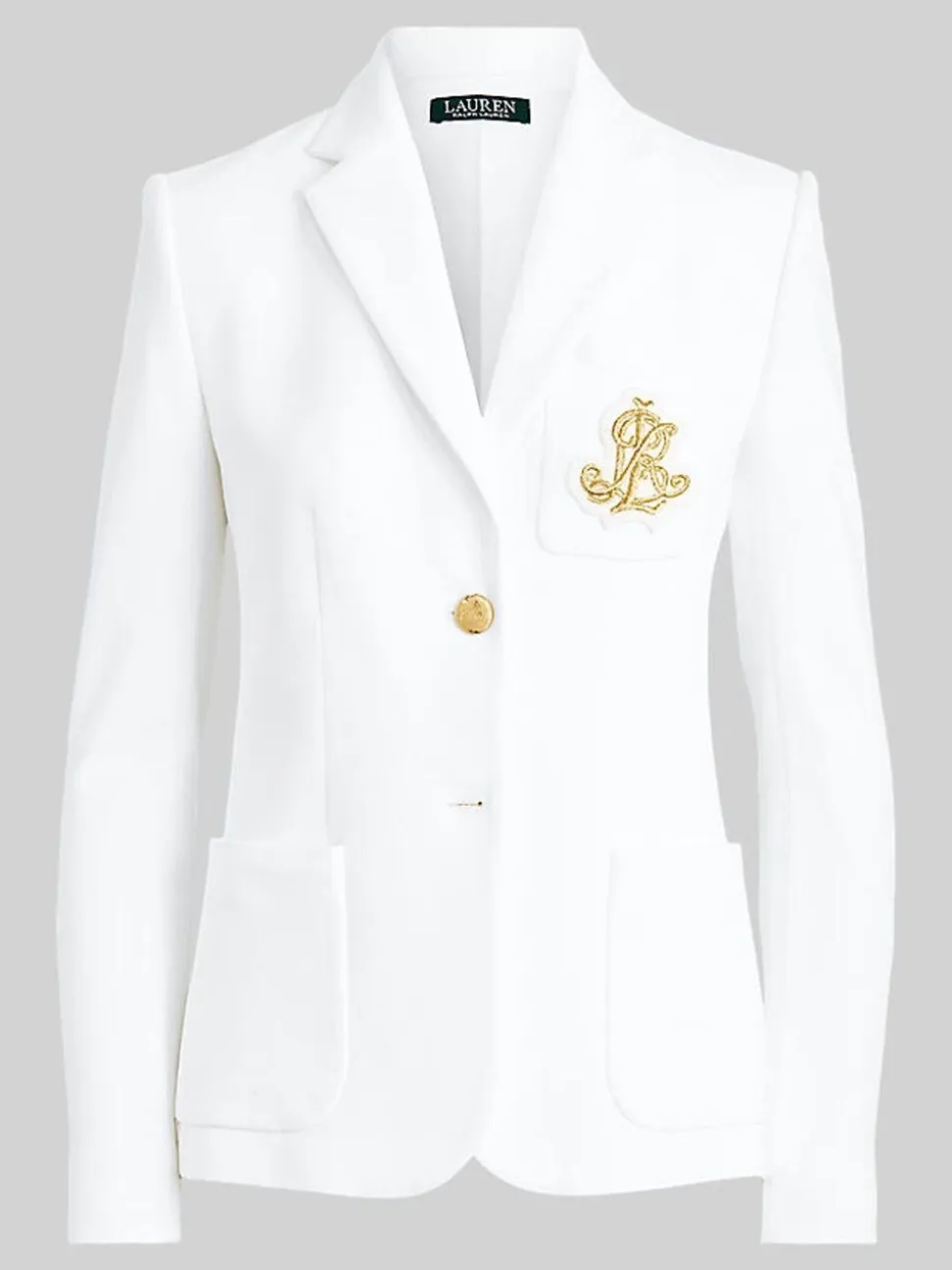 Wit - Lauren Ralph Lauren Anfisa Bullion Jacquard Blazer
