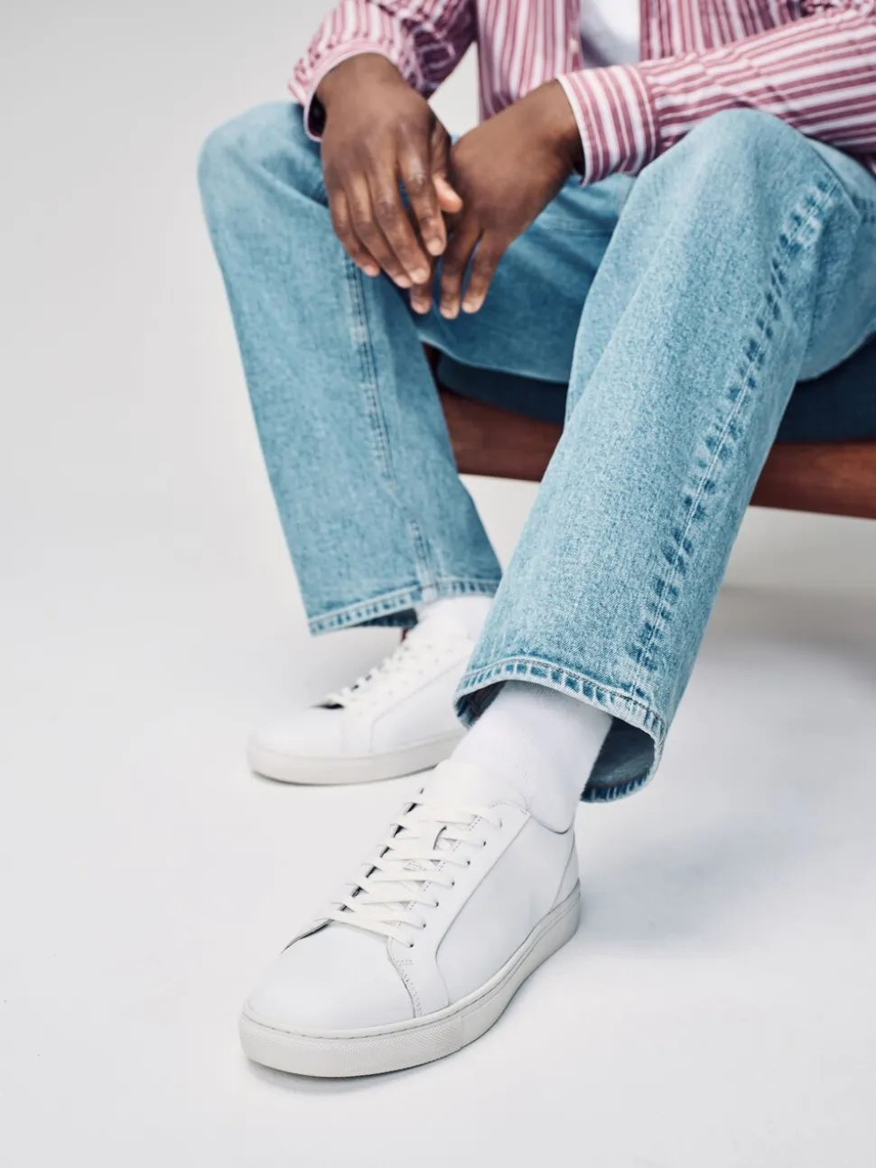Wit - Leren sneakers