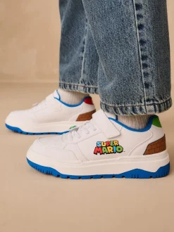 Wit - Mario Elastische Vetersneakers