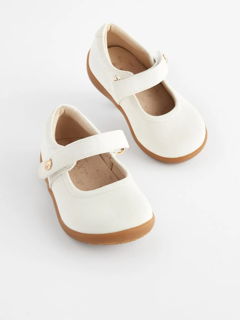 Wit - Mary Jane-schoentjes voor eerste babypasjes