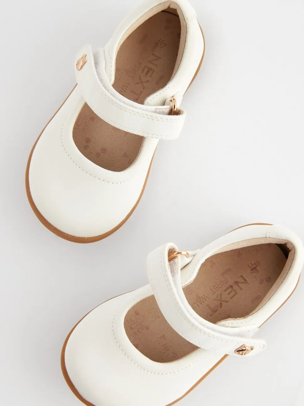 Wit - Mary Jane-schoentjes voor eerste babypasjes