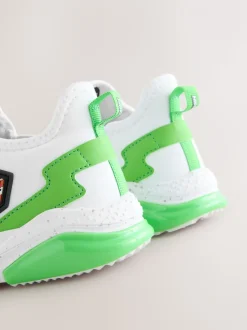 Wit - Minecraft sneakers met elastische veters