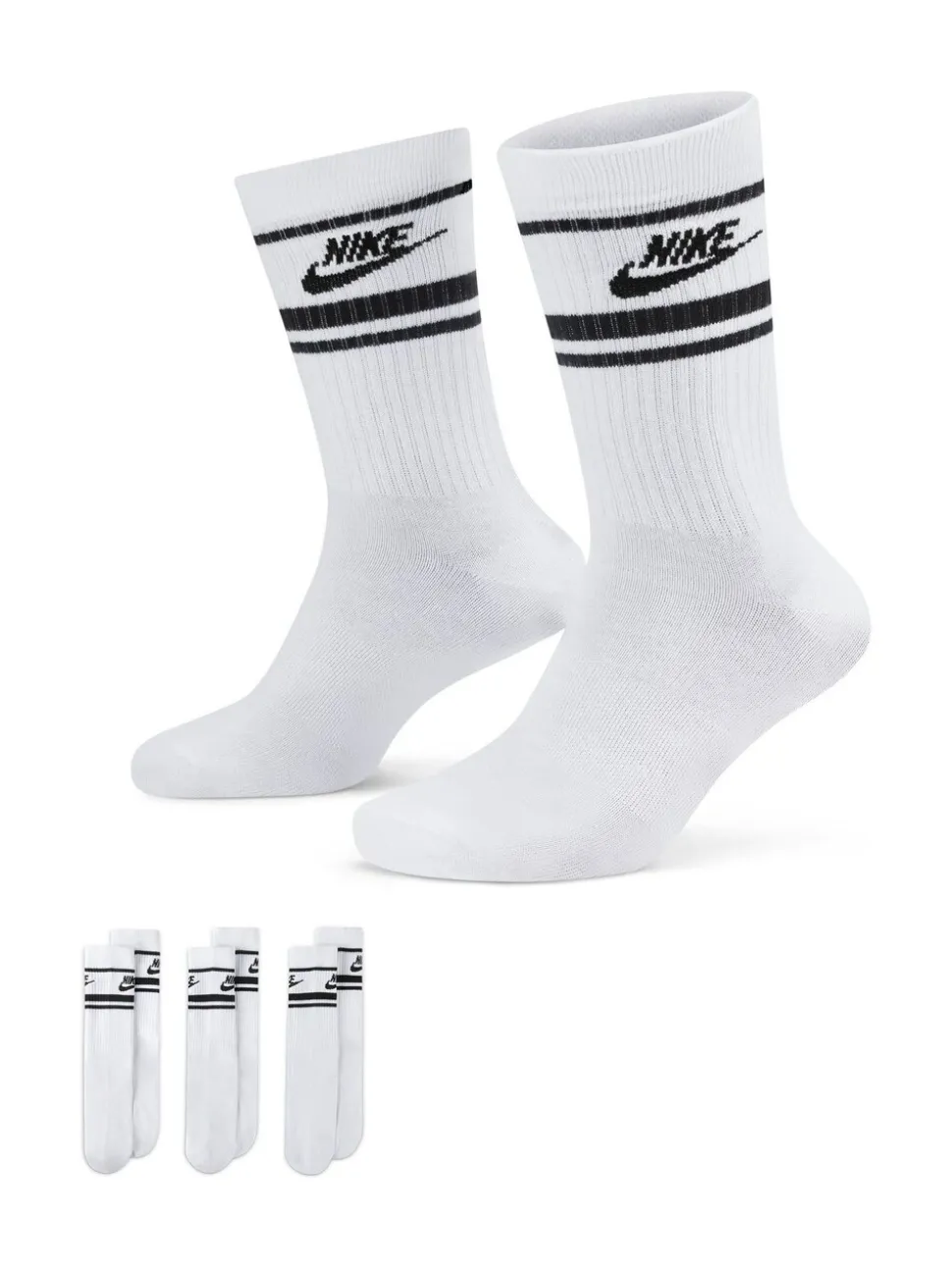 Wit - Nike sportkleding Everyday must-have sportsokken set van 3