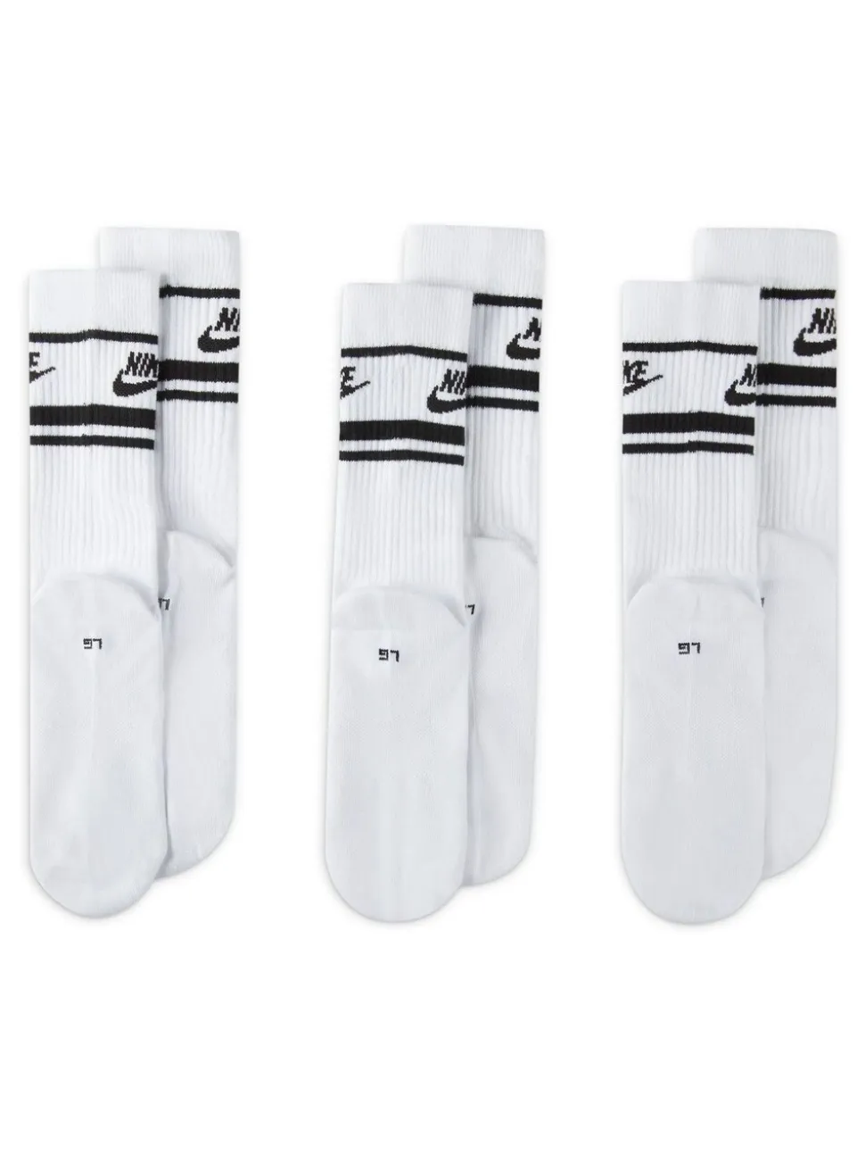 Wit - Nike sportkleding Everyday must-have sportsokken set van 3