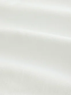 Wit - Normale Pasvorm - Signature premium 100% katoenen overhemd met textuur
