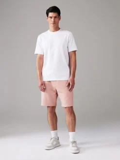 Wit - Normale Pasvorm - Zwaar T-shirt