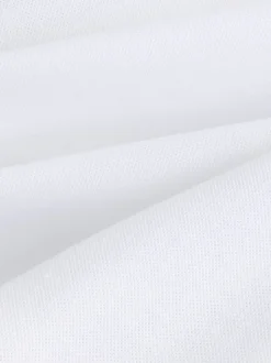 Wit - Oxford-stretchoverhemd met lange mouwen