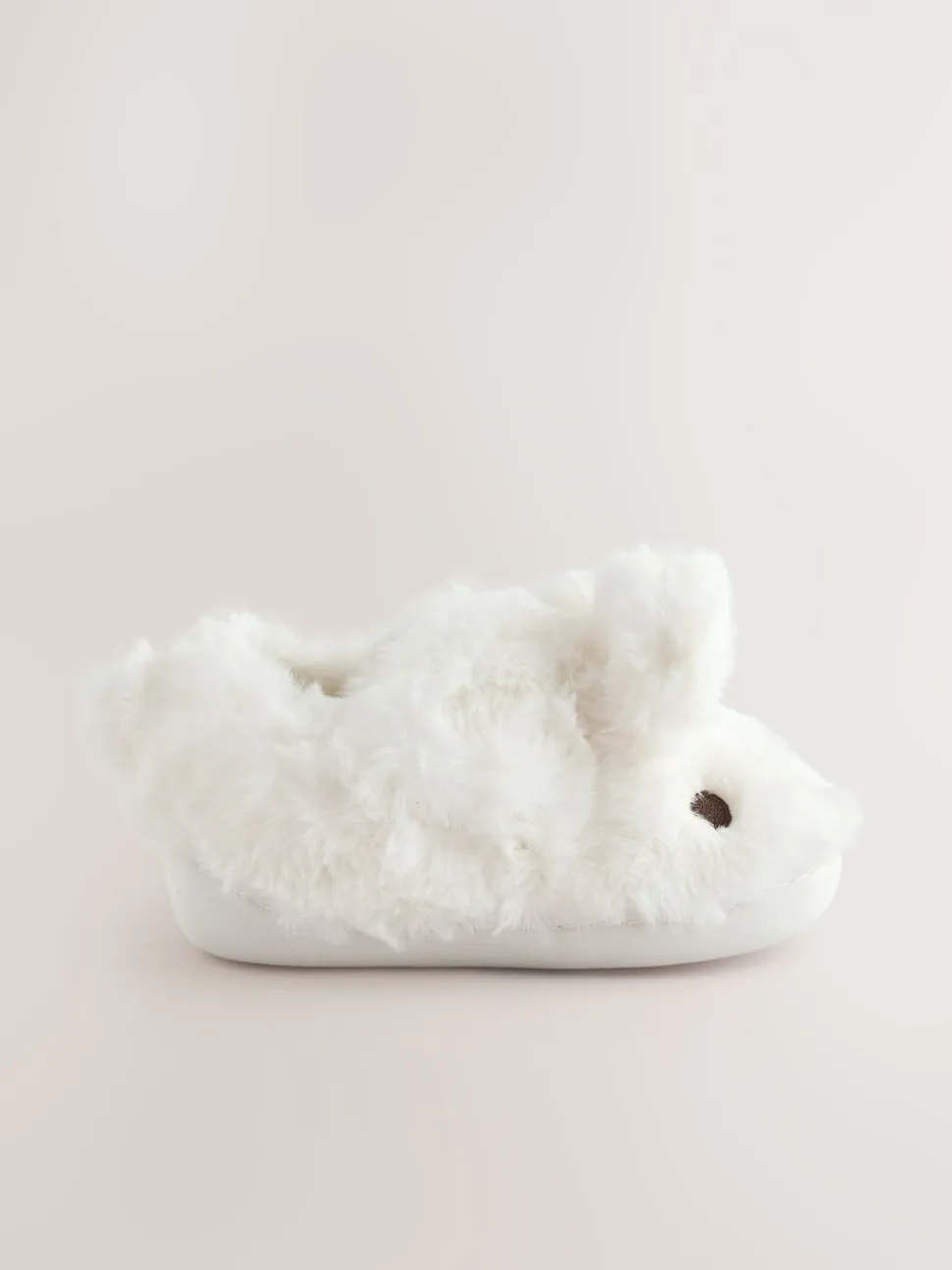 Wit - Pantoffels met antislip-zool