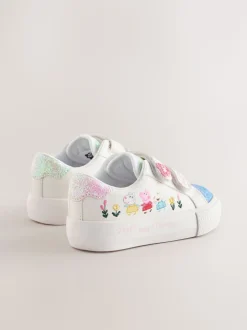 Wit - Peppa Pig Chunky Trainers with Touch Fastening