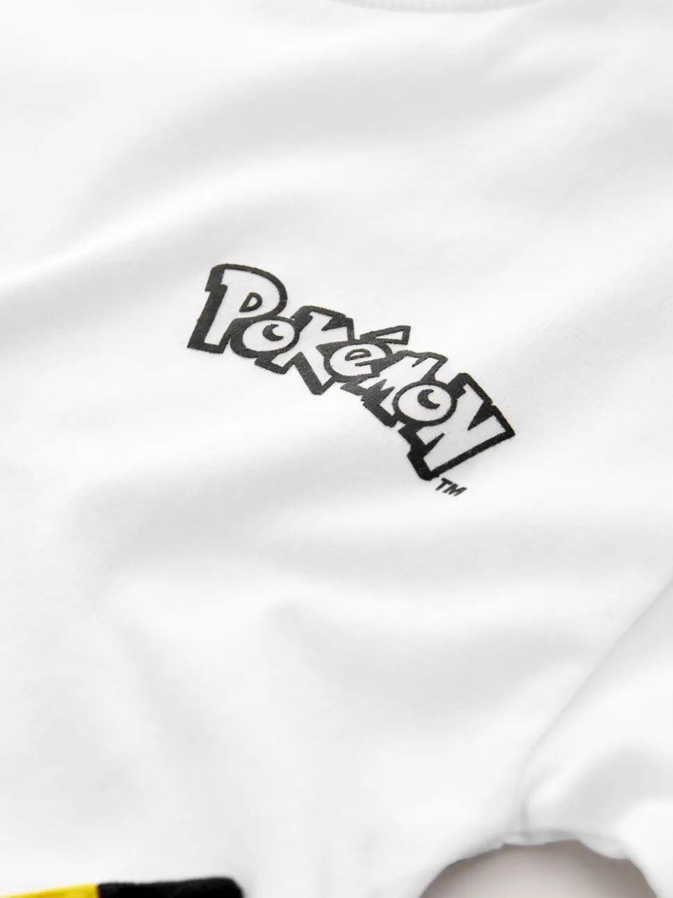 Wit - Pokemon T-shirt met korte mouwen en tas (4-14jr)