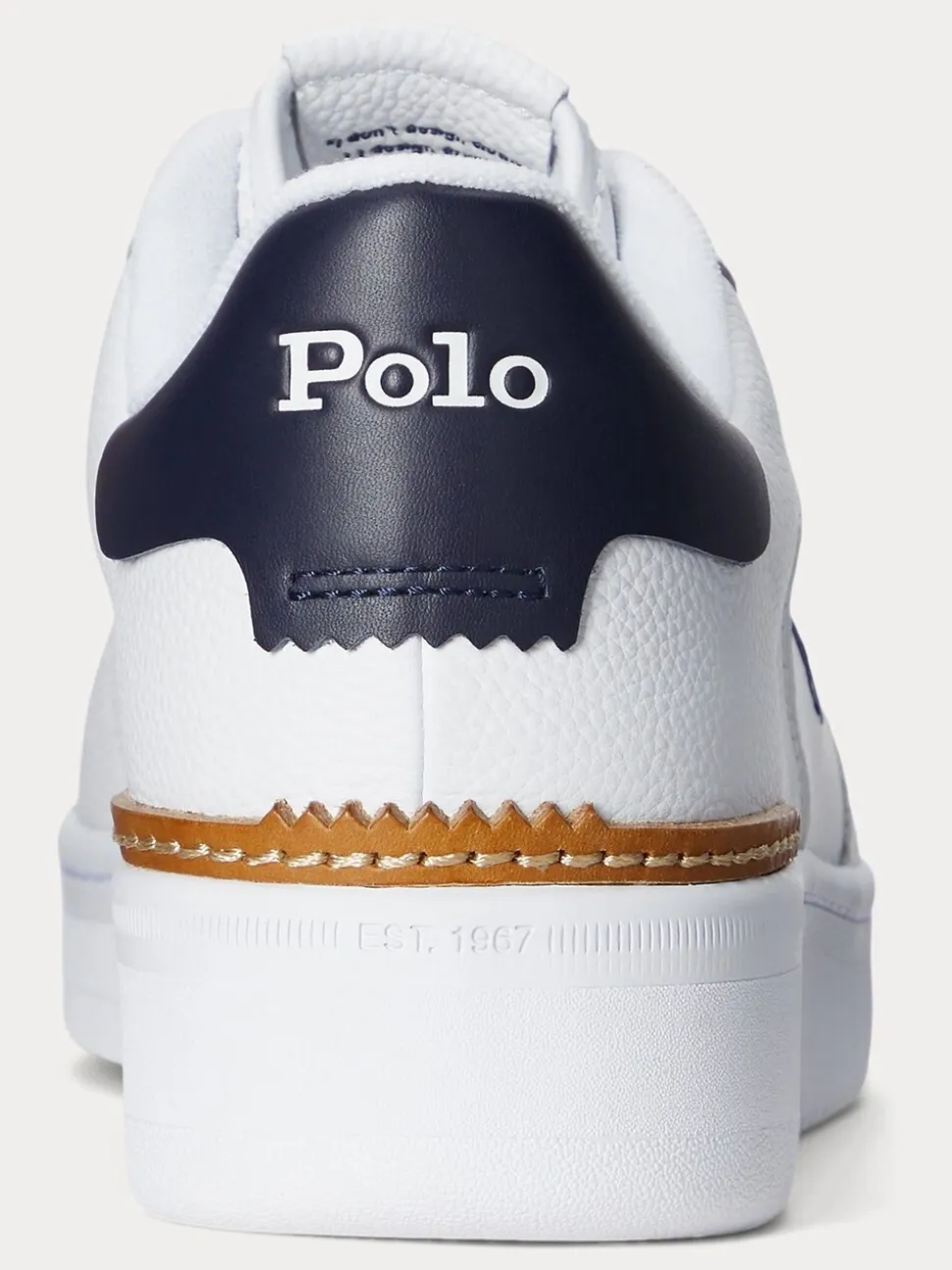 Wit - Polo Ralph Lauren - Masters Court - Leren sneakers