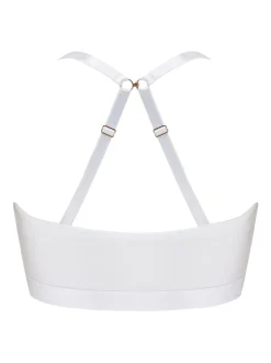 Wit - Pour Moi India beugelbustier met voorsluiting