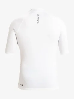 Wit - Quiksilver UPF50 uv-werend hemdje met korte mouwen