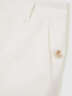 Wit - Reiss Ashby Linnen Shorts
