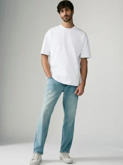 Wit - Relaxed fit - Verpakking van 3 T-shirts van zware stof