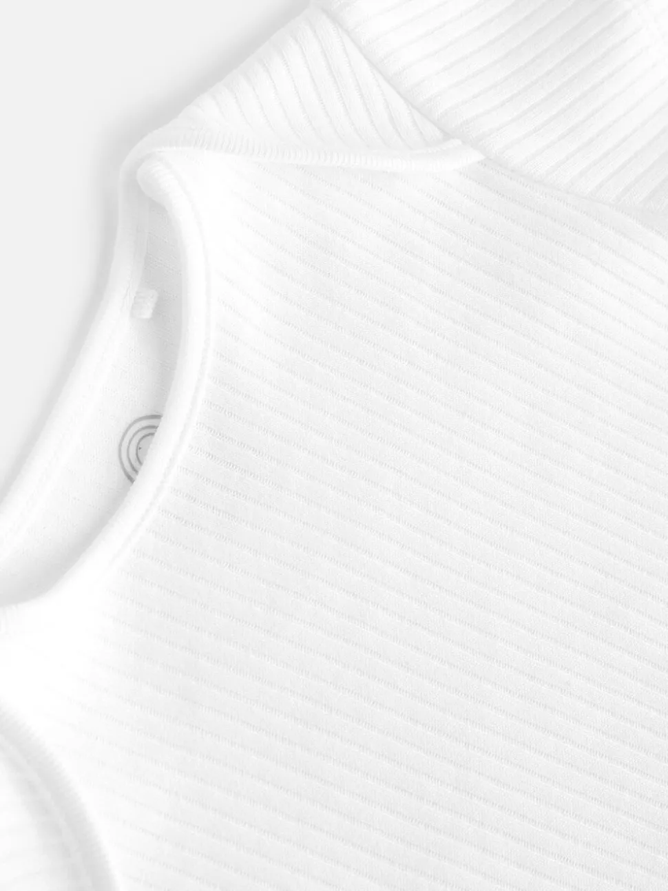 Wit - Rib Short Sleeve Baby Bodysuits 5 Pack