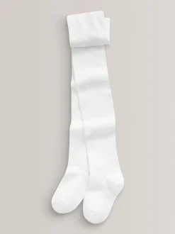 Wit - Set van 3 katoenrijke schoolmaillots
