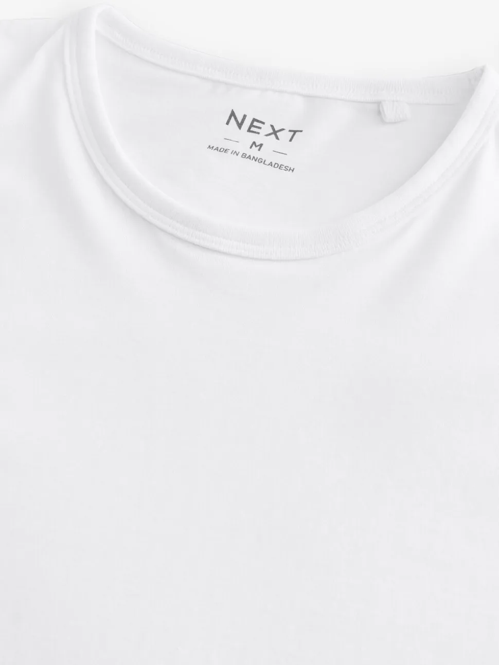 Wit - Set van 5 T-shirts met lange mouwen en laagjes