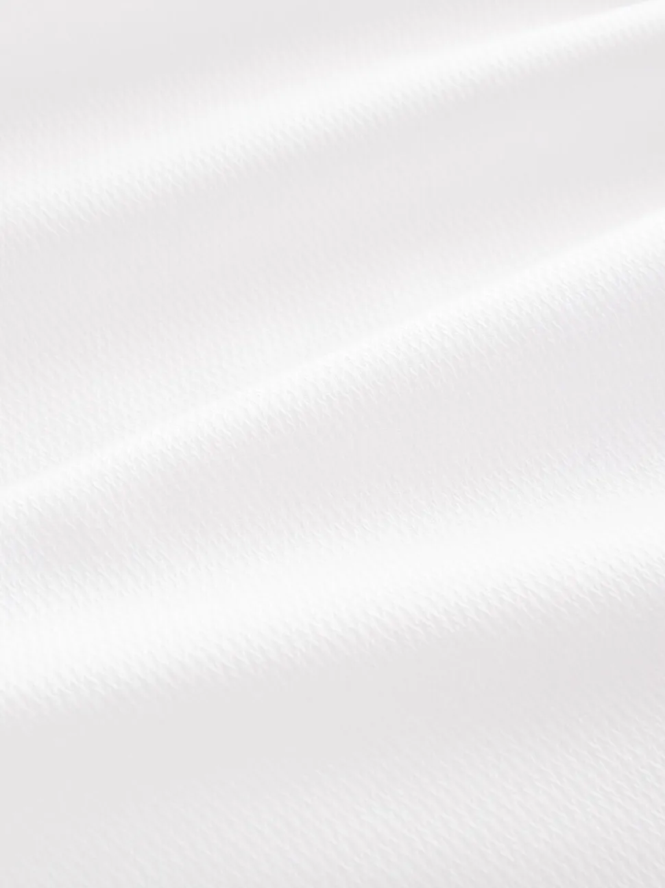 Wit - Slim Fit - Eenvoudig te strijken slim fit overhemd met textuur en dubbele manchetten
