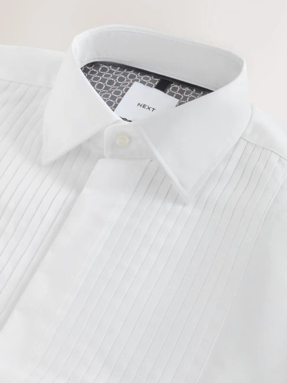 Wit - Slim Fit - Occasion Pleated Bib Double Cuff Dress Shirt