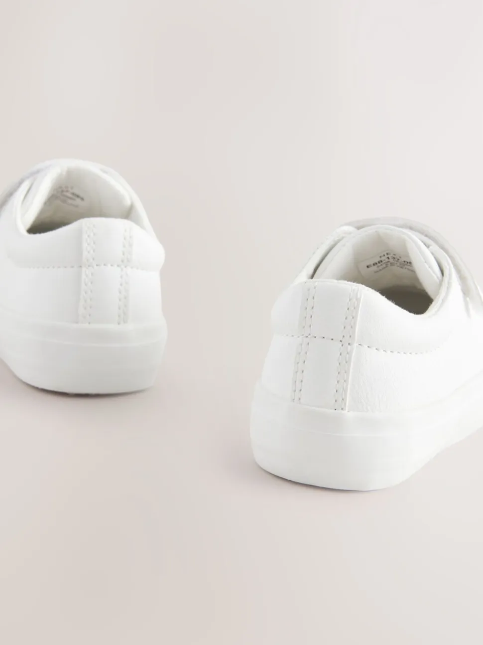 Wit - Sneakers met dikke zool en klittenbandsluiting