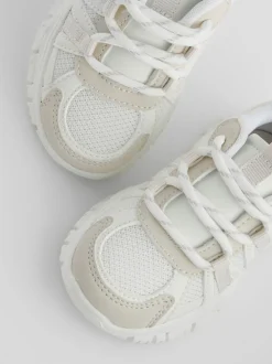 Wit - Sneakers met dikke zool