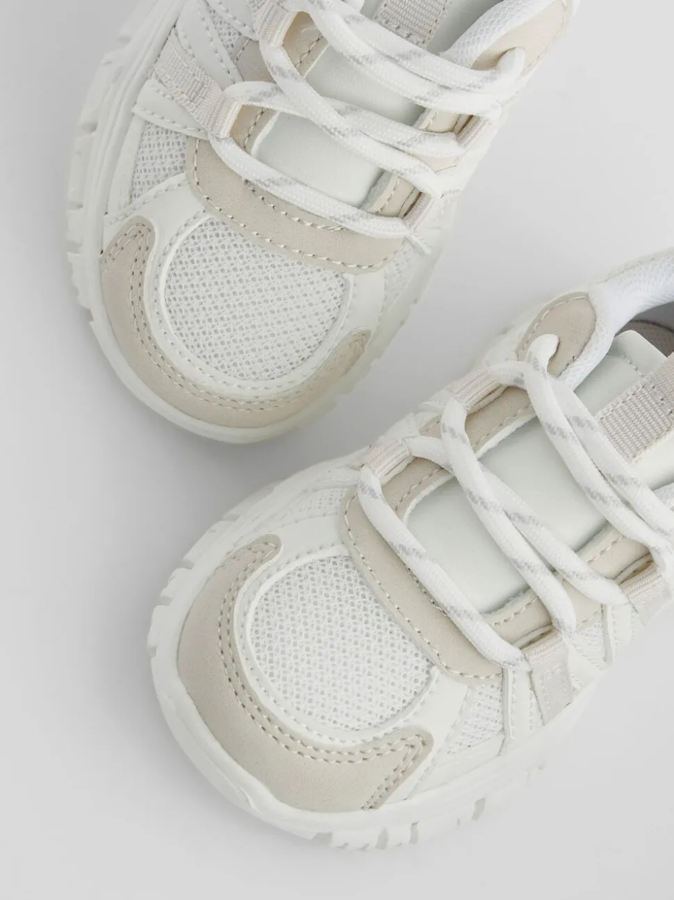 Wit - Sneakers met dikke zool