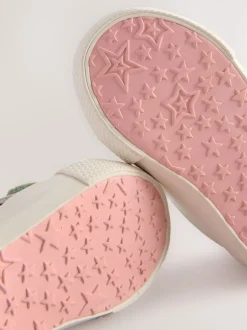 Wit - Sneakers met klittenbandsluiting