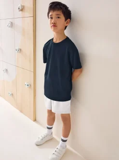 Wit - Sportshort (3-16 jr)