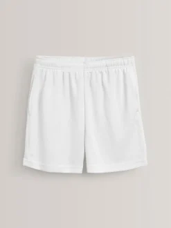 Wit - Sportshort (3-16 jr)