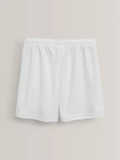 Wit - Sportshort (3-16 jr)