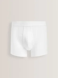 Wit - Standaard - 10 Boxershorts zonder plooi