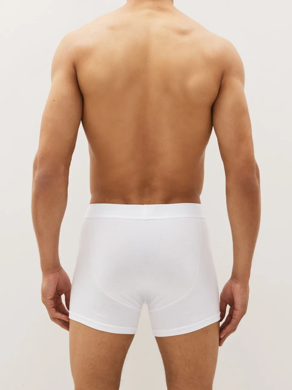 Wit - Standaard - 10 Boxershorts zonder plooi