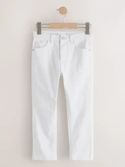 Wit - Stretchjeans (3-17jr)
