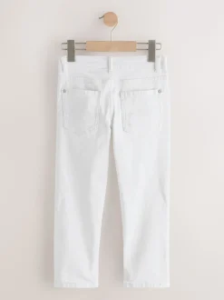Wit - Stretchjeans (3-17jr)