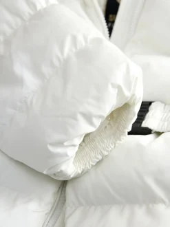 Wit - Superdry Belted Puffer Coat