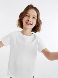 Wit - T-shirt (3-16 jr)