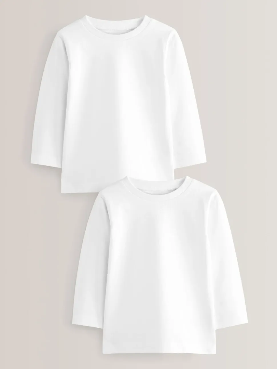 Wit - T-shirts met lange mouwen (3mnd-7jr)