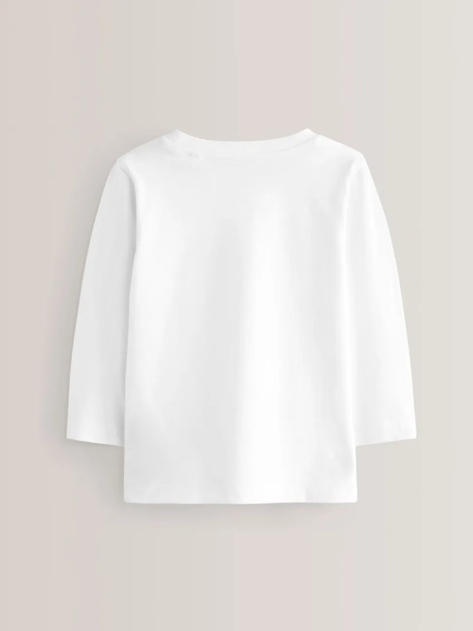 Wit - T-shirts met lange mouwen (3mnd-7jr)